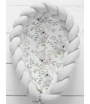KŪDIKIO LIZDELIS KOALA pilkas