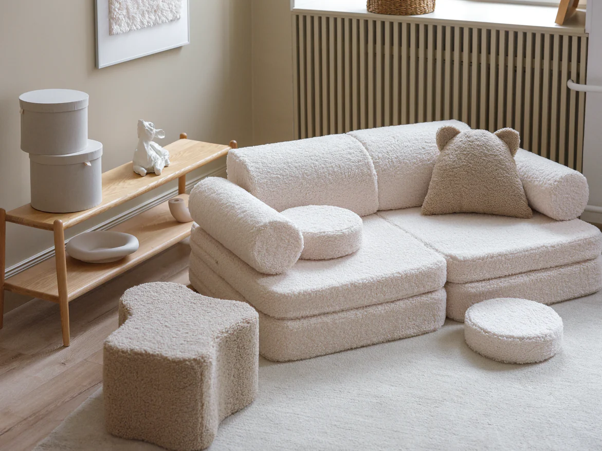 Vaikiška sofa Settee Cream