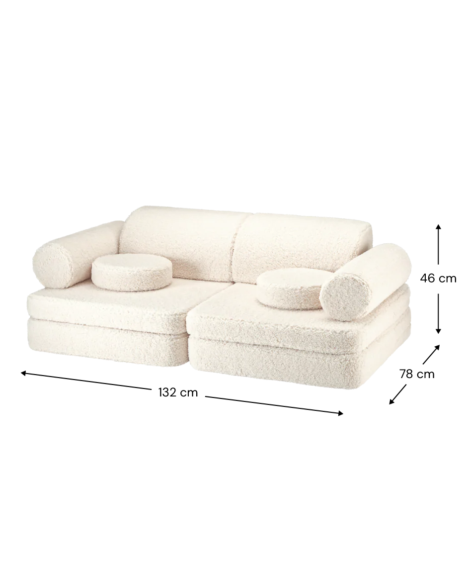 Vaikiška sofa Settee Cream