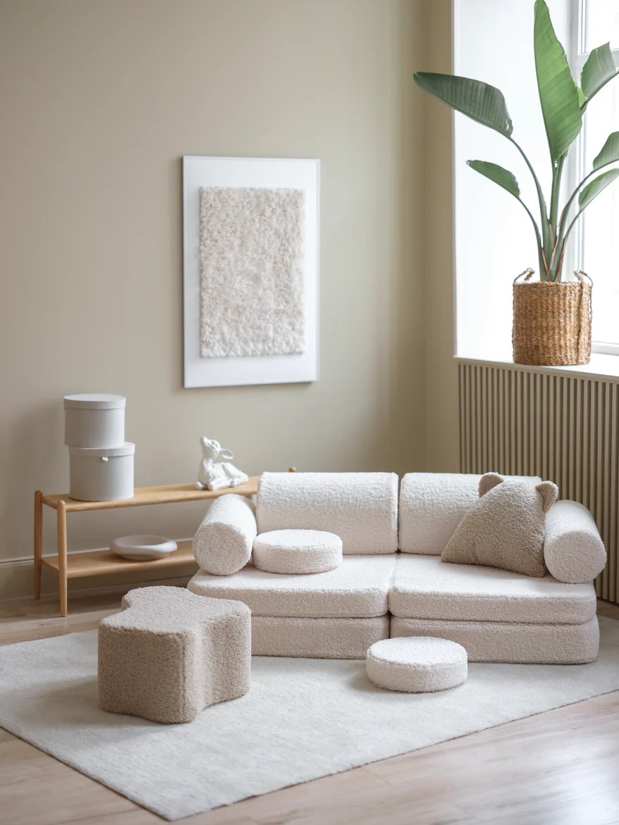 Vaikiška sofa Settee Cream