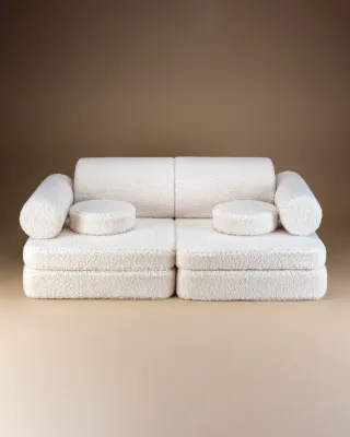 Vaikiška sofa Settee Cream