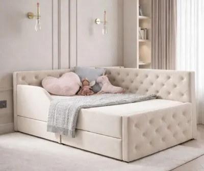 LIETUVIŲ GAMYBOS MINKŠTA VAIKIŠKA LOVA-SOFA SVAJONĖ 2 turime vietoje