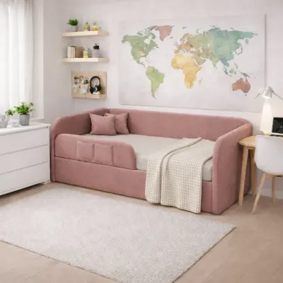 Lietuvių gamybos minkšta vaikiška lova Mija Maxi